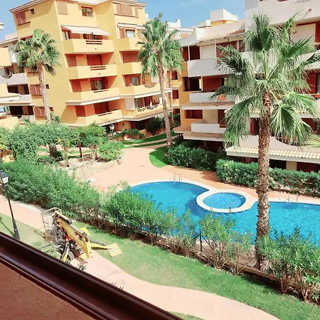 En Punta Prima Con 3 Piscinas, 2 Dormitorios,2 Banos ,parking Y Seguridad 24 Apartment *